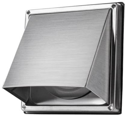 Insvrecho Externe Abluftventilator, 10,2 cm, gepolstert, Rückschlagklappe