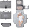 Bebamour Matelas à langer portable avec poche à lingettes, matelas à langer de voyage avec coussin de tête pour nourrissons, matelas à langer imperméables, tapis à langer essentiels pour nouveau-né,