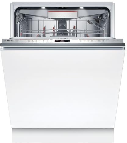 Bosch SMV8ECX01E Serie 8, Lavastoviglie da incasso a scomparsa totale, Home Connect, Extra Clean zone: lavaggio intenso per lo sporco più ostinato, TimeLight, Green Collection, EmotionLight, 60 cm
