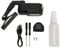Yctze Motorcycle Helmet Wiper Rechargeable Motorcycle Windshield Wiper 2 Speed Switch Water Resistant Windshield Wiper for Motorbike Visor 800mAh Battery