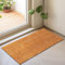 Comart - Zerbino Natural in Cocco - 23x53 cm - Zerbino per Ingresso Esterno e Interno - Fondo in PVC Antiscivolo - Tappeto Fuori Porta - Asciugapassi Facile da Pulire e Resistente - Rettangolare
