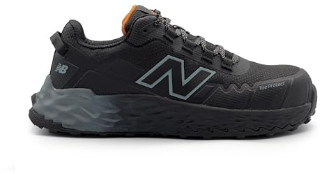 New Balance Fresh Foam Cremorne Composite Toe Safety Shoes for Women - Non Slip, Electrical Hazard - Wide, Black, Low Rise