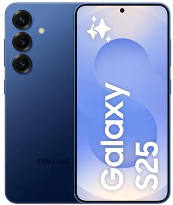 Samsung Galaxy S25 Smartphone AI, 3 anni di Garanzia del produttore, Display 6.2'' FHD+ Dynamic AMOLED 2X, Fotocamera 50MP, RAM 12GB, 128GB, 4.000 mAh, Navy [Versione italiana]