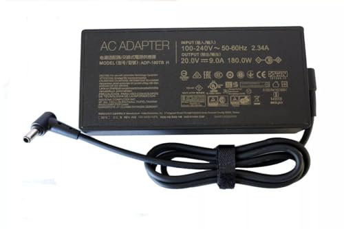 20V 9A 180W AC Adapter compatible for ASUS TUF Gaming F15 FX506HCB-US51 Power Charger Cord