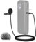 Cubilux Insta 360 X4 Lapel Microphone, High-Sensitivity Omnidirectional Wired Lavalier MIC, Ideal for Vlogging, Interviews, Streaming, Lectures & Broadcasting, 5ft Cable