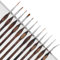 12 Pcs Dry Brush Miniature Painting Drybrush Set, Micro Detail Paint Brush Set, Fine Detail Brushes for Acrylic, Watercolors & Paint by Number, Figurine (Grey)