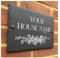 Crafted Memories - Rustic Slate House Sign | Personalized UV-Printed Plaque | Weather-Resistant & Easy to Install | Slate Door Number Sign, House Name Plaque