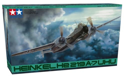 Tamiya 300061057 – 1: 48 WWII German night fighter UHU Heinkel He219