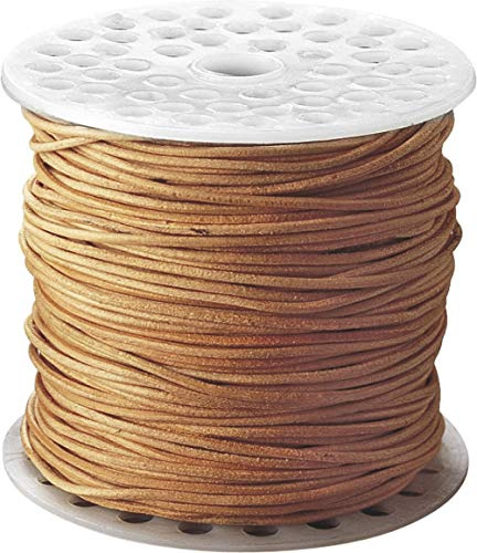 Gütermann / KnorrPrandell 2249101 - Lederriemen 0,5mm natur, 20 meter Rolle