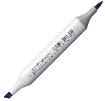 Copic Sketch Coloured Marker Pen - (BV-13) Hydrangea Blue, For Art & Crafts, Colouring, Graphics, Highlighter, Design, Anime, Professional & Beginners, Art Supplies & Colouring Books