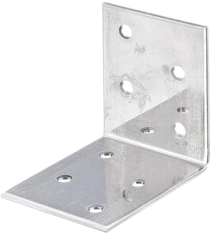 Alberts 335205 Winkelverbinder | Edelstahl | 50 x 50 x 40 mm