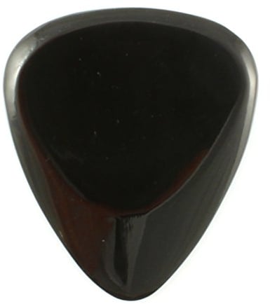 Timber Tones TTBTBL1 Bone Buffalo Horn 1, Luxus Plektrum/Plektren Schwarz