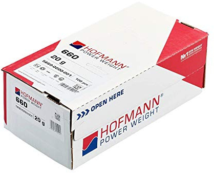 Hofmann Power Weight Typ660 5660-0200-001 silber 20g Schlaggewicht, 100er pack