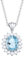 Elli Halskette Silber 925 Soliär Stein Oval Anhänger Kette Damen Topas Schmuck Geschenke für Frauen Mädchen Mama Freundin, Silberkette Länge 45 cm