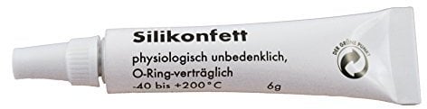 5 X 6g Tube Silikonfett für alle Kaffeemaschinen, Kaffeevollautomaten, Hahnfett 5 Stück