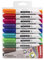 Kores - K-Marker XW1: Bunte Whiteboard Marker mit Rundspitze, Trocken abwischbar und nahezu geruchslose Tinte, Schul- und Bürobedarf, Set von 10 sortierten Farben Coloured