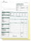 NextDayLabels - Arbeitsauftragsformular/Rechnung/Rechnungsblätter, 3-teilige selbstdurchschreibende (100 Sätze) Formulare in Briefgröße