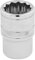 Draper 33202 1/2 Square Drive 12 Point Socket, 18mm Size , Blue