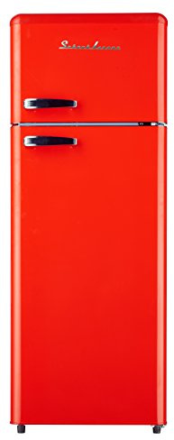 SCHAUB LORENZ SL GK212.4RT A++ FR Freistehend Kühlschrank mit Gefrierfach / Retro PopArt / A++ / 212