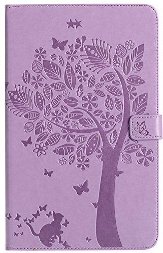 Funda Ultrafina Ligera para Samsung Galaxy Tab A 10.1 SM-T580 T585, función Atril con Ranuras para Tarjetas y función de Apagado y Encendido automático
