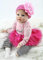 ZIYIUI 22zoll-55cm Reborn Baby Mädchen Anatomisch korrekte Babypuppen Reborn Baby Toddler Vinyl Silikon Body Girl Puppe mit Kleidungsset und Dummy Set Spielzeug