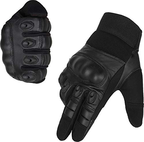 Taktische Handschuhe Vollfinger Handschuhe für Motorrad Fahrrad Airsoft Militär Paintball mit Knöchelschutz Größe M