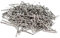 Design61 Chiodi a testa tonda in ottone nichelato, 1,4 x 20 mm, 100 g (circa 370 pezzi)
