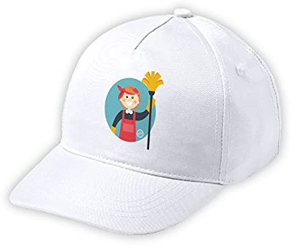 Gorra Blanca NIÑO LIMPIADORA Limpiador Limpieza Blanca Kid Cap