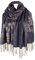 Shmily Girl Damen Pashmina Schal Stola für Frauen Schultertuch Eleganter Schal mit floralem Muster in vielen Farben (Leopard Lilie-marine)