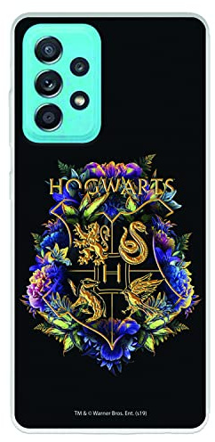 Schutzhülle für Samsung Galaxy A52 4G - A52 5G - A52S 5G Harry Potter Hogwarts Floral - Harry Potter zum Schutz Ihres Handys. Flexible Silikonhülle mit offizieller Harry Potter-Lizenz