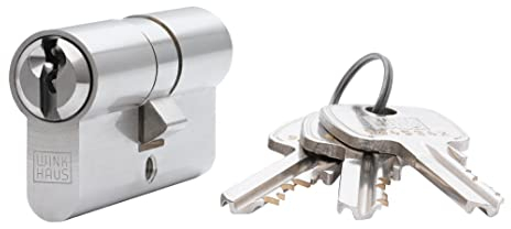 Winkhaus keyOne X-pert Profil-Doppelzylinder Zutrittsorganisation, Schließsystem im Normalprofil Türzylinder Schließzylinder Zylinder Einzelschließung - in verschiedene Längen (35/45)