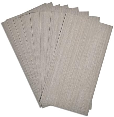 Kontrasti Holzfurnier Esche grau gebeizt 30 cm x 17 cm x 0,5 mm x 8 Blätter - Rohholz - Geeignet für: Modellbau, Möbel, Reparaturarbeiten, Restaurierung, Inlay und Heimwerker