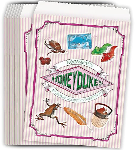 Unique- Harry Potter Sacchetti di Carta per Dolci-Festa a Tema Confezione da 8, Honeydukes, Multicolore, Taglia unica, 23583