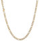 AFSTALR Chaîne Figaro 1+3 Homme Collier et Bracelet en Acier Inoxydable Noir (Or-5mm, 56cm)