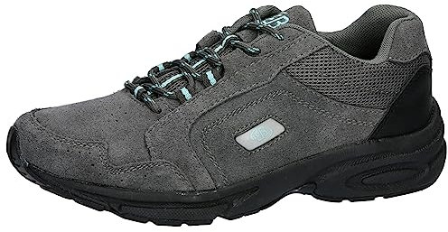 Brütting Damen Circle Traillaufschuh, Grau/Türkis, 38 EU