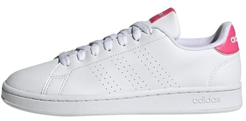 adidas Advantage Shoes Femme Chaussures de tennis, Ftwr White Ftwr White Ftwr White, 39 1/3 EU