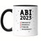 Hey!Print Abitur 2023 Weltherrschaft Tasse Schwarz Abitur Abi Abiprüfung Geschenkidee