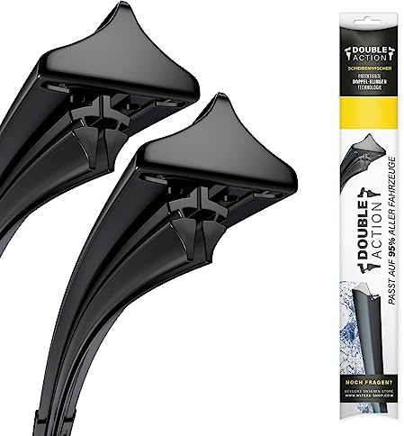 Scheibenwischer Set für Frontscheibe - Double Action - kompatibel mit Tesla Model 3 Bj. 09/16- Länge: 650mm/450mm