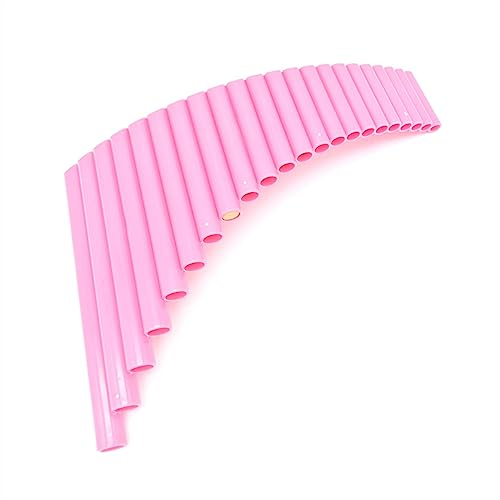 Handgefertigte Rechte Hand 22 Pfeifen ABS-Kunststoff Panflöten G-Taste Panflöten Musikinstrumente Panflöten Mit Tasche Panflöte für Anfänger (Color : 02)