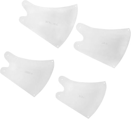 NUOBESTY 1 Satz 4st Selbstgemachte Maskenvorlage Kinderwerkzeuge Diy-maskenwerkzeuge Formenbausatz Nähschablone Schablone Zum Nähen Von Masken Diy-kits Gesicht Schimmel Acryl