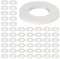 BOUMVID Rondelle Plastique M8 x 16 mm, 50 pièces Rondelles Plastique de Petit Diamètre Extérieur, Rondelles Plates en Nylon, Entretoise Rondelle pour Machines Appareils Plombiers électriques