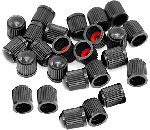 Tapones de válvula de aire antioxidantes para neumáticos de coche, cubierta impermeable a prueba de polvo, sello hermético, 25 tapas de válvula de neumático, juego de bicicleta, motocicleta, coche,