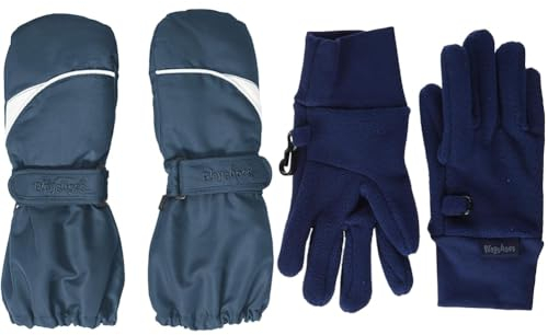 Playshoes Fäustling Marine 3 Finger-Handschuh Fleece Marine 3