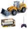 LioMaxi 1:32 veicoli da cantiere telecomandato giocattolo,con luci lampeggianti,completamente funzionante Telecomando,Trattore Ruspa Giocattoli per bambini,per Regali Per Bambini (Bulldozer)