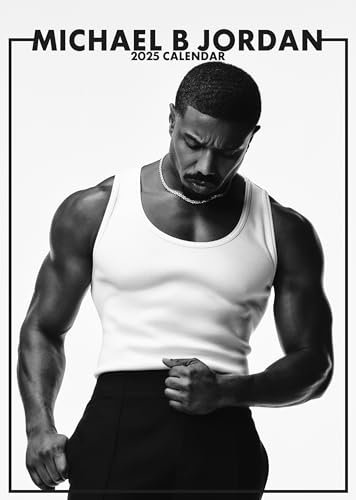 Michael B Jordan Kalender 2025, Spiralbindung, A3