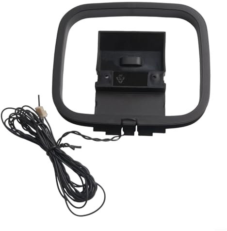 Antena AM FM con mini conector de 3 pines, antena AM, para radio HD interior, radio FM, receptor estéreo, receptor de audio y cine en casa