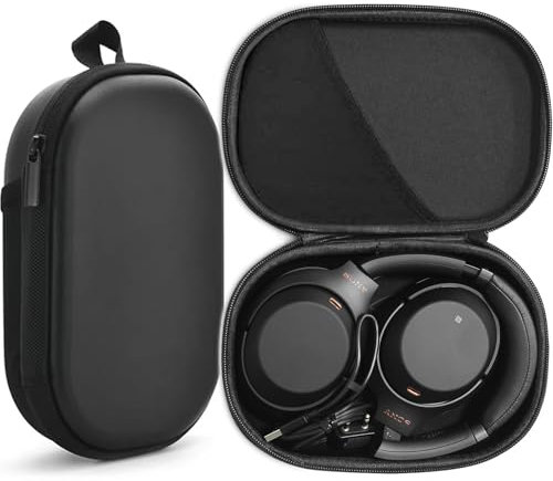 Honbobo Case Bag for Sony WH-1000XM5/WH-1000XM4/WH-1000XM3/WH-CH720N Headphones Carrying Case Hard Case Travel Case Protective Case