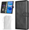 XINQCASE Handyhülle für Oppo Find X3 Lite 5G Hülle, RFID Blockierung PU Leder Schutzhülle Mit Kartenfach, Klappbar Flip Case Hülle für Oppo Find X3 Lite 5G, Schwarz