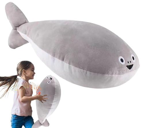 Quietschendes Sacabambaspis-Plüschtier, weicher gefüllter Kugelfisch, Simulations-Puffer-Plüschpuppe, Stofftier-Kugelfisch-Meerestier-Plüschtier, weicher gefüllter Kugelfisch