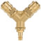 Poppstar Druckluftverteiler 2-fach mit Schnellkupplungen 1/4 (Standard Druckluftanschluss NW 7,2)